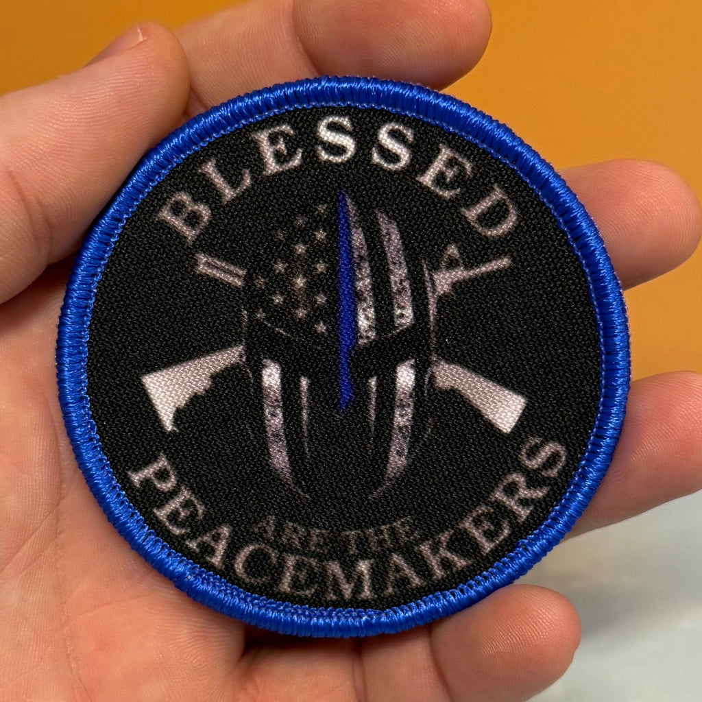 Blessed Are The Peacemakers Morale Patch | Made in USA | VELCRO® Brand Hook Backing