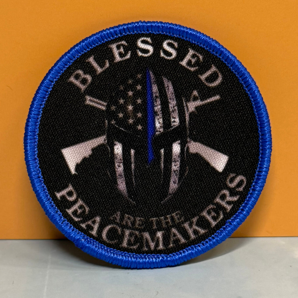 Blessed Are The Peacemakers Morale Patch | Made in USA | VELCRO® Brand Hook Backing