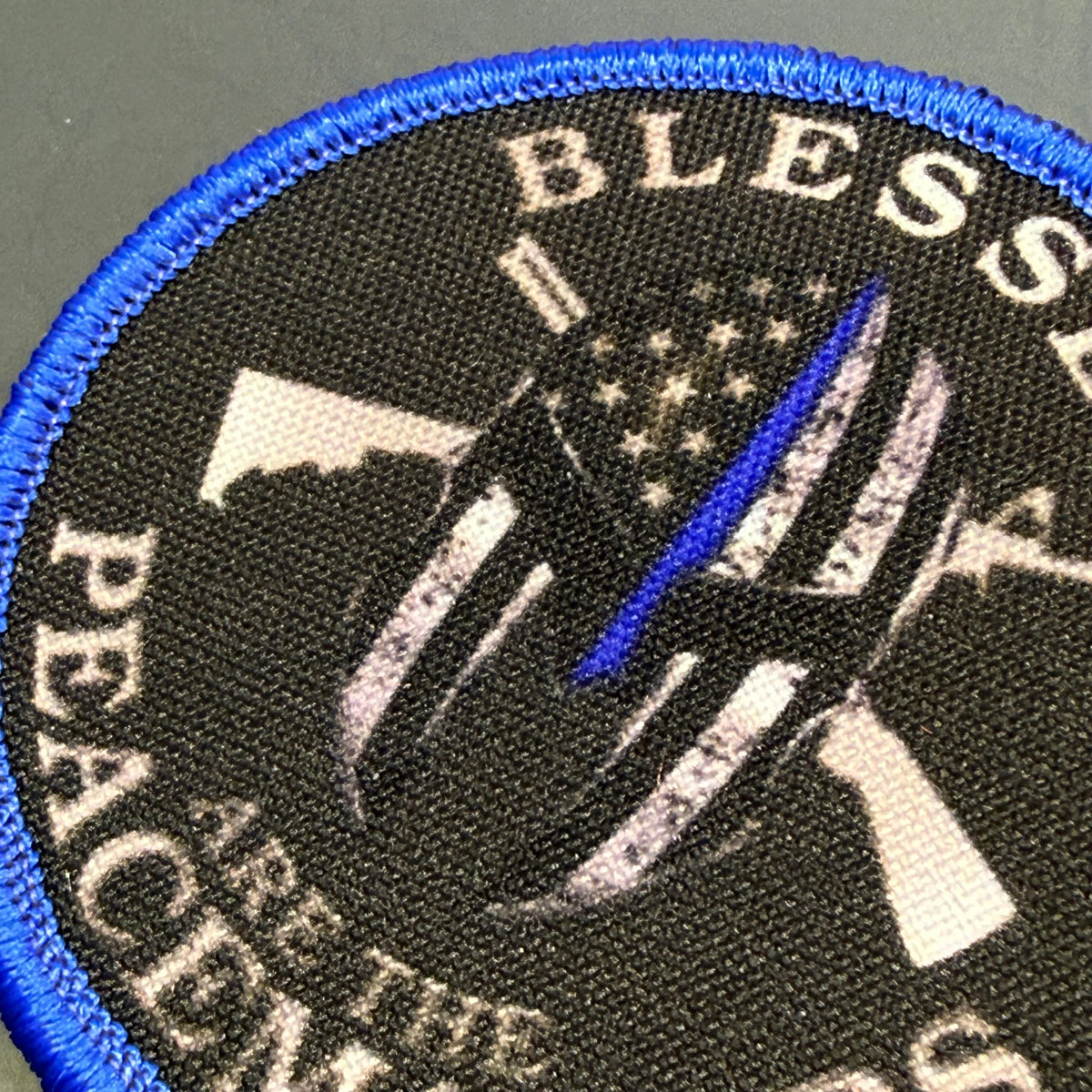 Blessed Are The Peacemakers Morale Patch | Made in USA | VELCRO® Brand Hook Backing