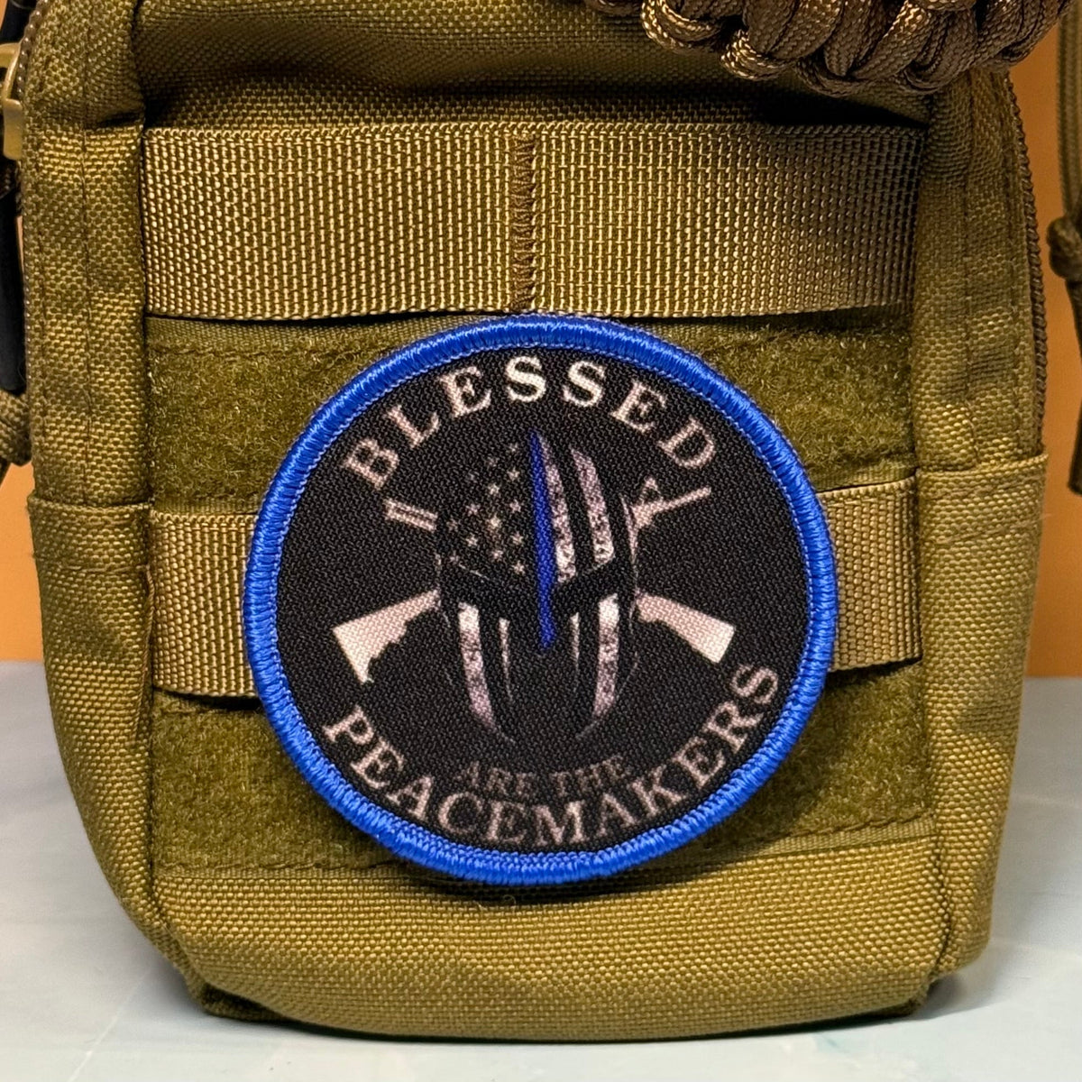 Blessed Are The Peacemakers Morale Patch | Made in USA | VELCRO® Brand Hook Backing