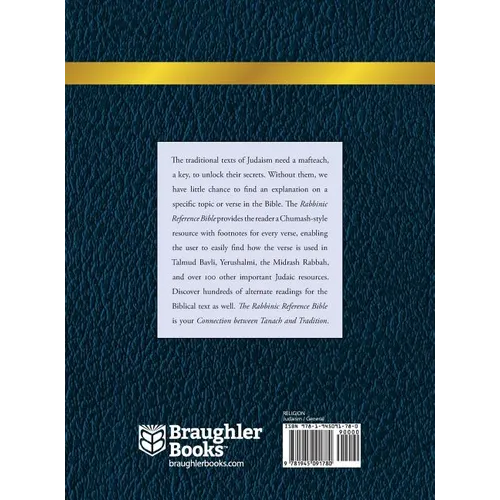 Rabbinic Reference Bible: The Connection Between Tanach and Tradition: Volume II Exodus - Hardcover