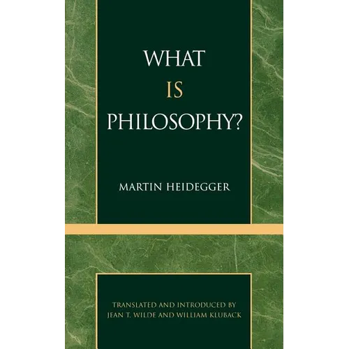 What Is Philosophy? - Paperback