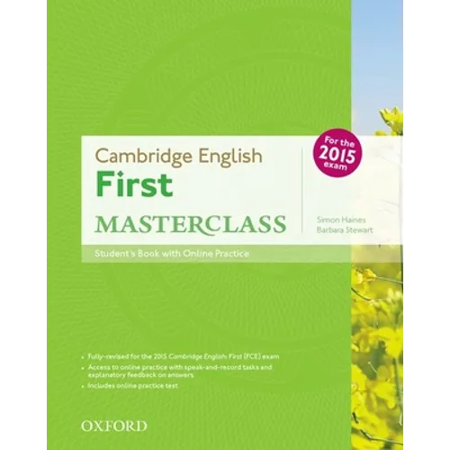 Cambridge English First Masterclass Student Book with Online Practice Test - Paperback