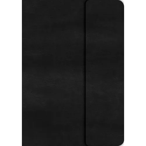 KJV Large Print Compact Reference Bible, Black Leathertouch with Magnetic Flap - Imitation Leather
