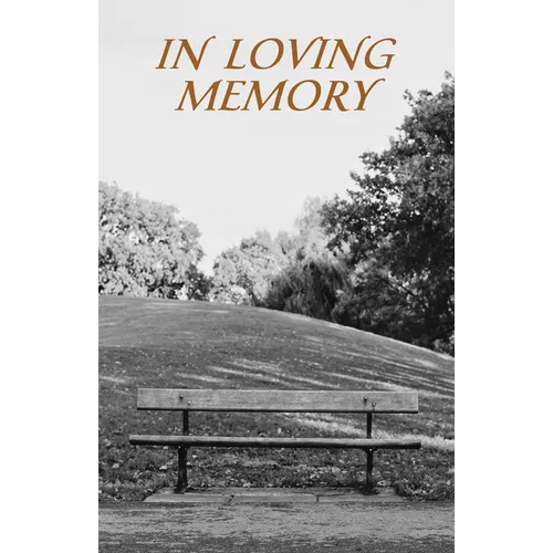 Funeral Bulletin: In Loving Memory (Package of 100) - Paperback