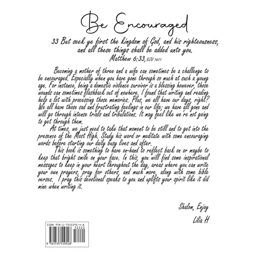 Be Encouraged - Hardcover