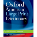 Oxford American Large Print Dictionary - Paperback