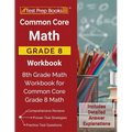 Common Core Math Grade 8 Workbook: 8th Grade Math Workbook for Common Core Grade 8 Math [Includes Detailed Answer Explanations] - Paperback