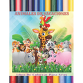 ANIMALES DE VACACIONES - Libro De Colorear Para Niños - Paperback