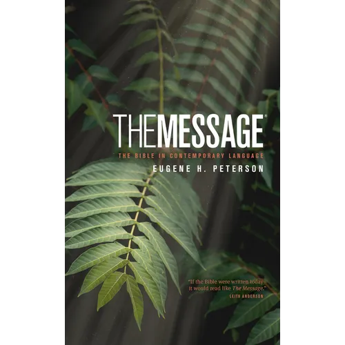 Message Bible-MS-Numbered: The Bible in Contemporary Language - Hardcover