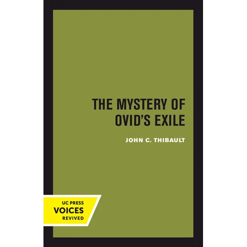 The Mystery of Ovid's Exile - Paperback