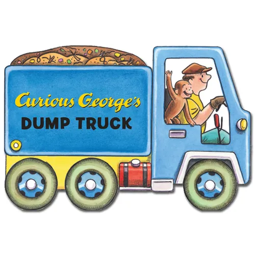 Curious George's Dump Truck (Mini Movers Shaped S) - Board Book