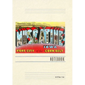 Vintage Lined Notebook Greetings from Muscatine