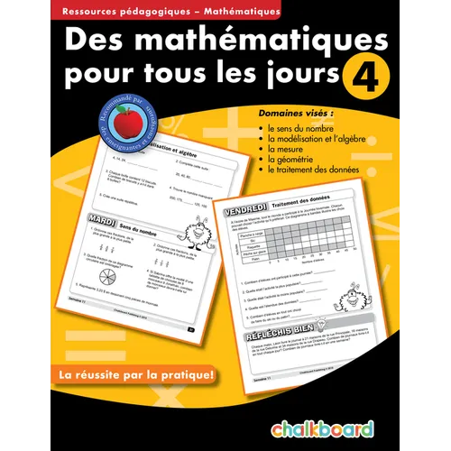 Des Mathematiques Pour Tous Les Jours 4 - Paperback