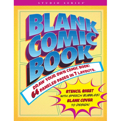 Blank Comic Book (Stencil Included) - Novelty