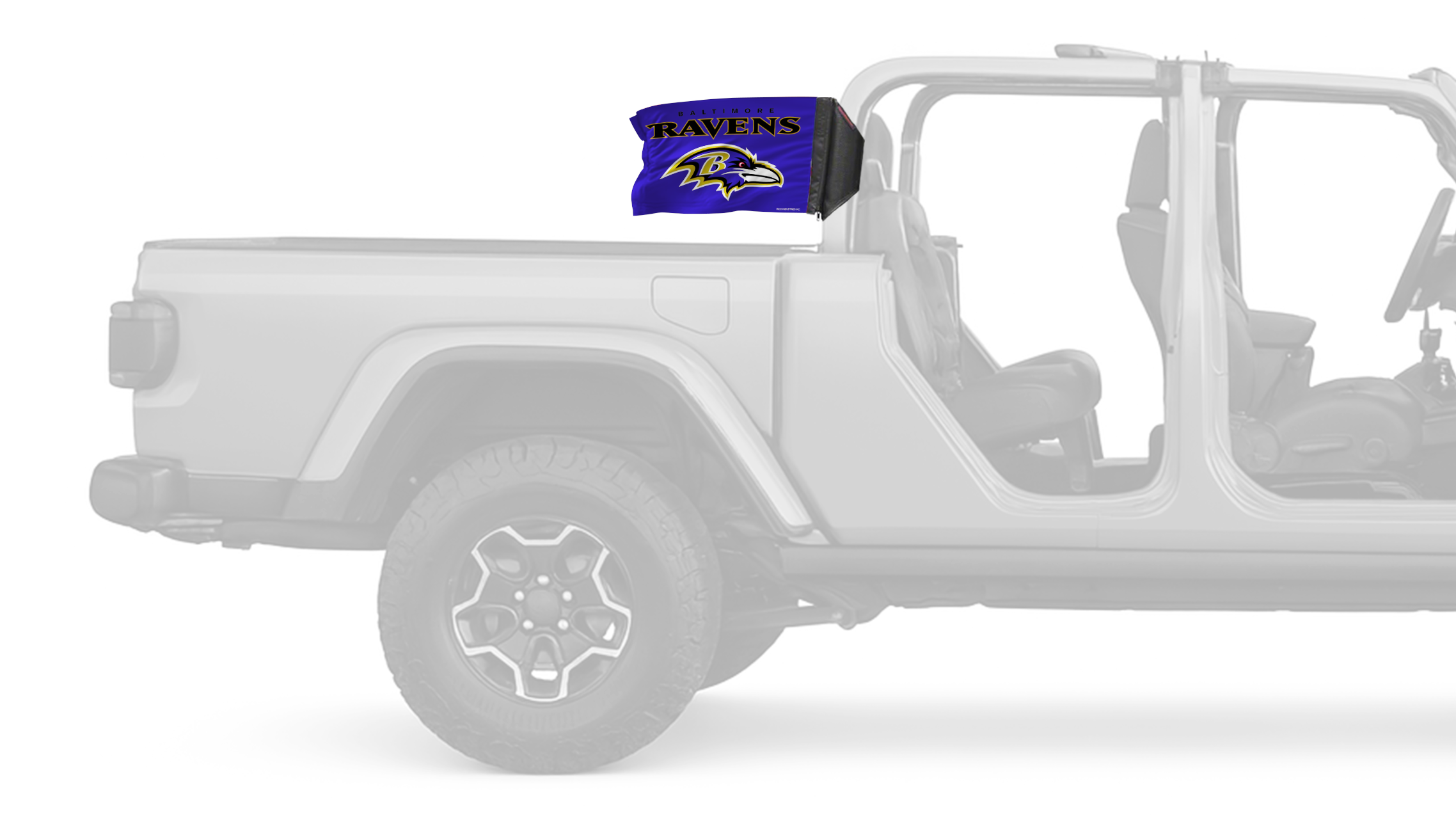 Baltimore Ravens 11"x17" Forever Wave Flag