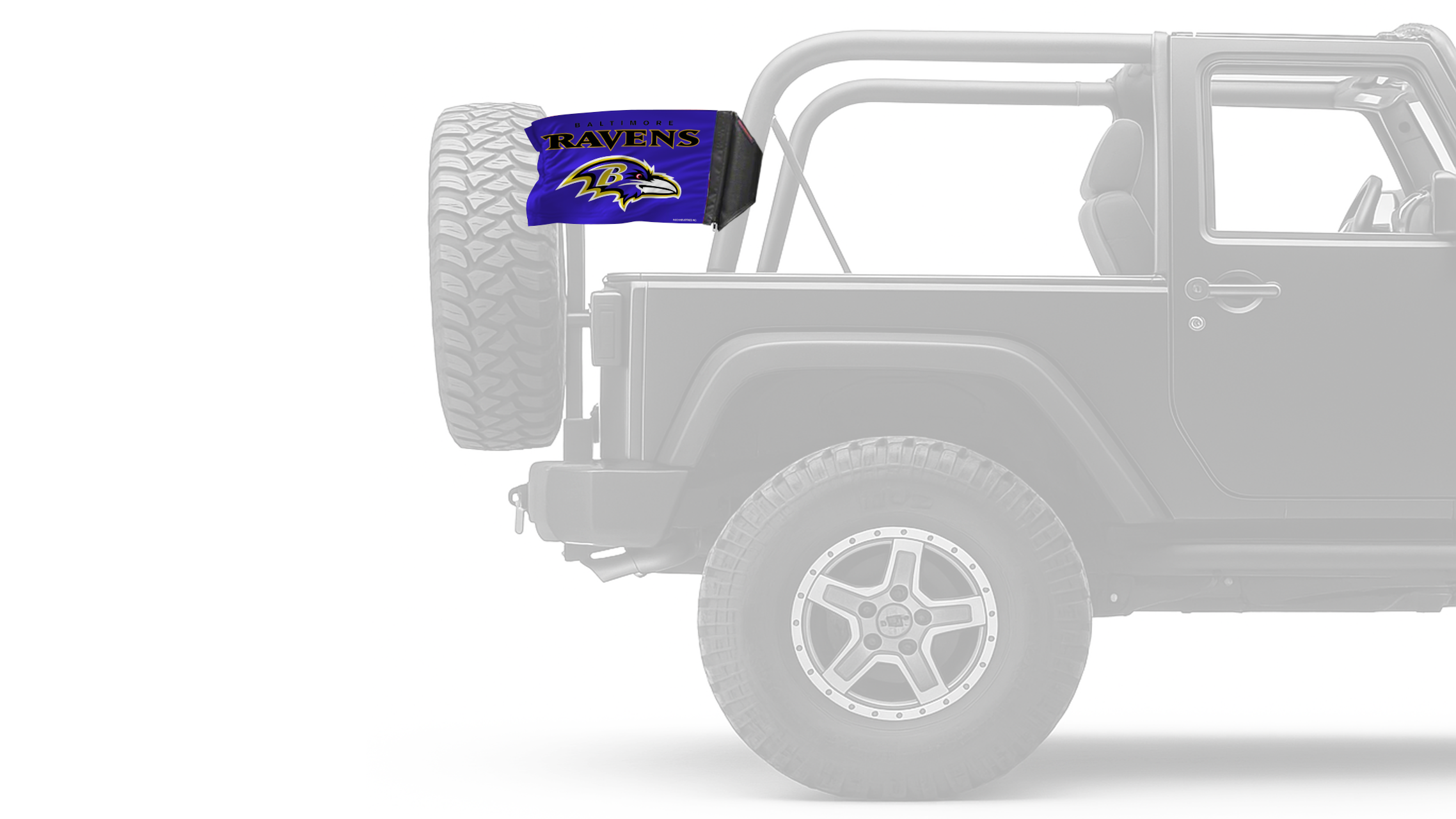 Baltimore Ravens 11"x17" Forever Wave Flag