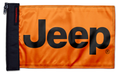 Jeep Safety Orange SQ12"x18" Forever Wave Flag for Jeep Wrangler LJ 2003-2006
