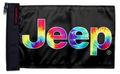 Jeep Tie Dye 12"x18" Forever Wave Flag for Golf Carts