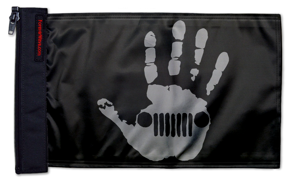 Jeep Wave 12"x18" Forever Wave Flag for Jeep Wrangler LJ 2003-2006