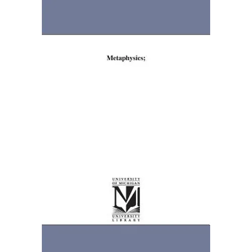 Metaphysics;