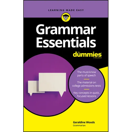 Grammar Essentials for Dummies - Paperback