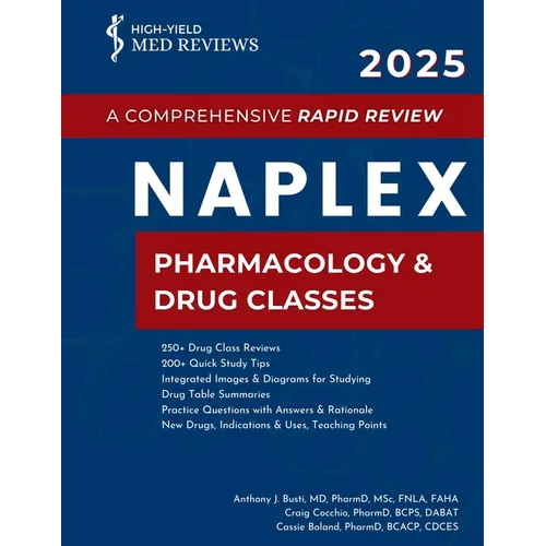 2025 NAPLEX - Pharmacology & Drug Classes: A Comprehensive Rapid Review - Paperback
