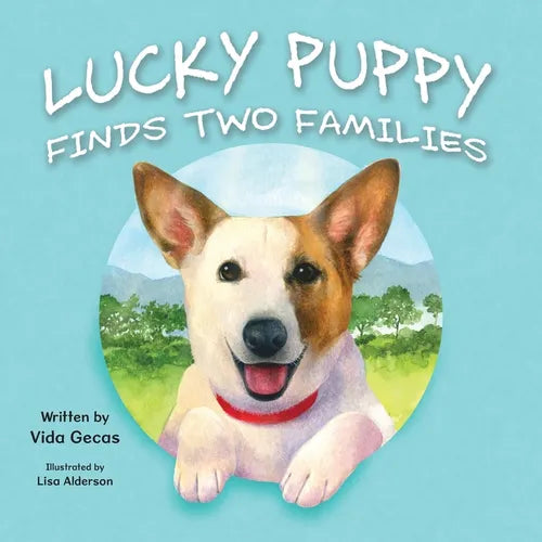 Lucky Puppy Finds Two Families - Paperback