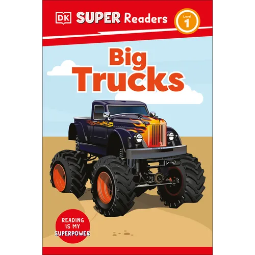 DK Super Readers Level 1 Big Trucks - Paperback
