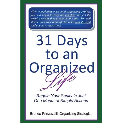 31 Days to an Organized Life - Paperback