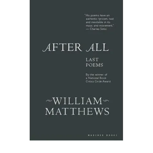 After All: Last Poems - Paperback