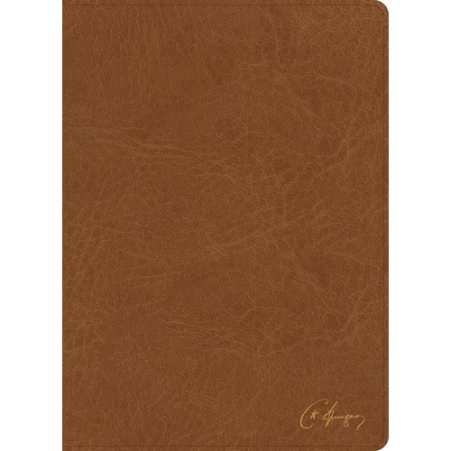 KJV Spurgeon Study Bible, Tan Leathertouch - Imitation Leather