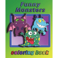 Funny Monsters: Coloring book for all ages - Paperback