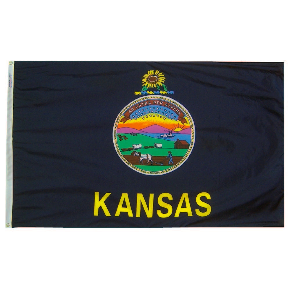 Kansas State Flag - 100% Made in USA