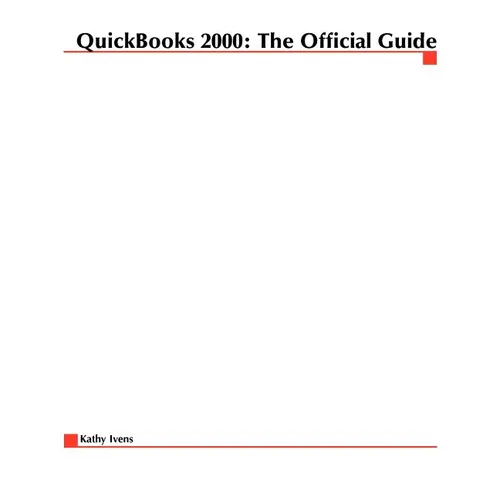QuickBooks 2000: The Official Guide - Paperback