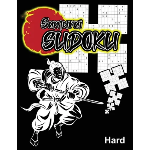 Samurai Sudoku Hard: 1000 Puzzle Grid Activity Book With 200 Overlaping Variant Style Puzzles - Paperback