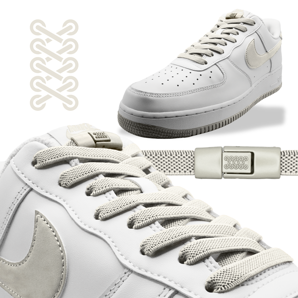 Flat Elastic Shoelaces