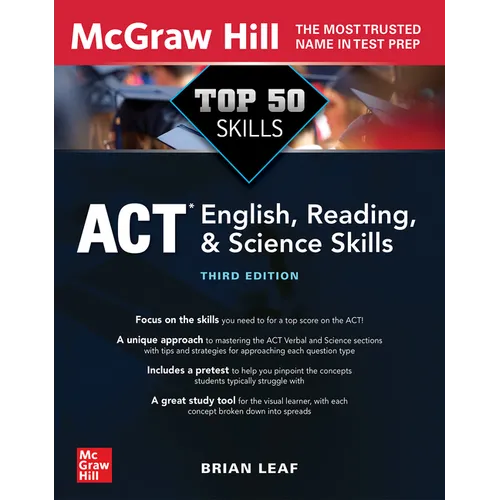 Top 50 ACT English, Reading, and Science Skills, Third Edition - Paperback