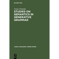 Studies on Semantics in Generative Grammar - Hardcover