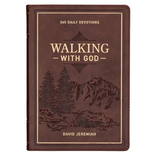 Walking with God: 365 Daily Devotions - Leather