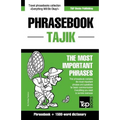 English-Tajik phrasebook and 1500-word dictionary - Paperback