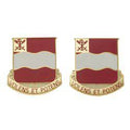 U.S. Army 4th Engineer Battalion Unit Crest (Pair)