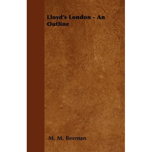 Lloyd's London - An Outline - Paperback