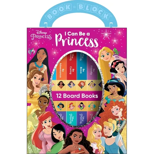 Disney Princess: I Can Be a Princess 12 Board Books - Board Book