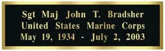 2 Flag Military Shadow Box - 3'x5' flag