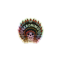 Live Well Geronimos Mini Holographic Sticker