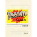 Vintage Lined Notebook Greetings from Toronto, Canada