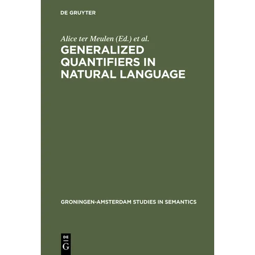 Generalized Quantifiers in Natural Language - Hardcover