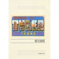 Vintage Lined Notebook Greetings from Tyler, Texas