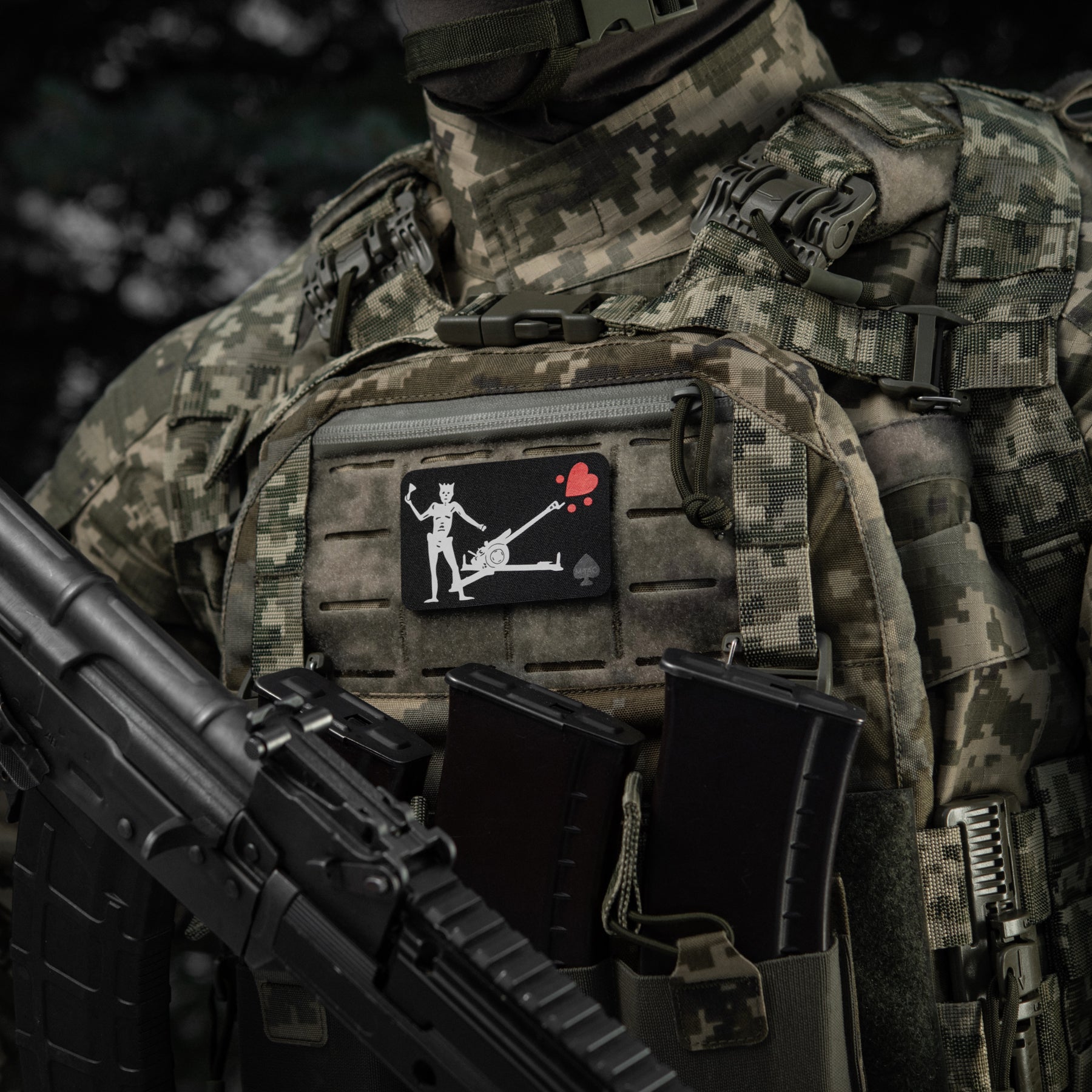 M-Tac Patch Flag Black Beard
